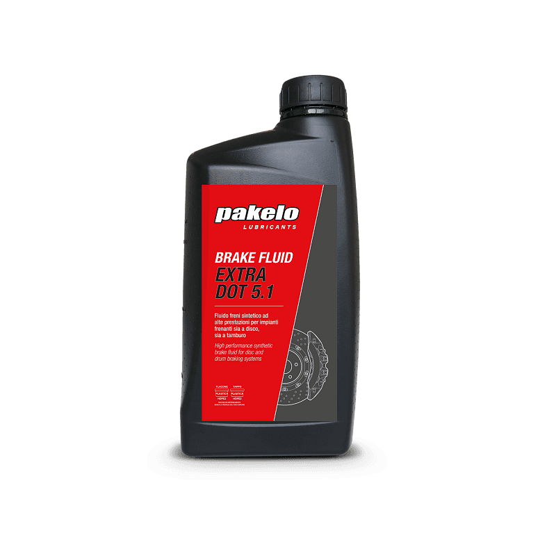 Pakelo Brake fluid EXTRA dot 5.1 – спирачна течност за всички видове мотори и леки автомобили 1L